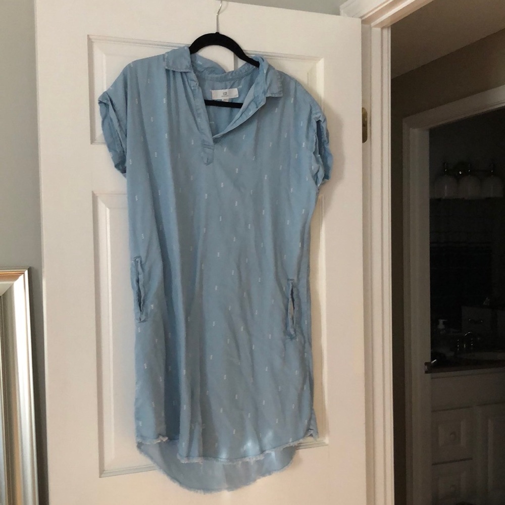 Blue dress
